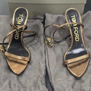 TOM FORD 105MM LOCK SANDLE  (BRONZE)